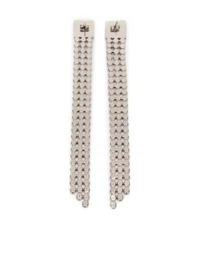 Blumarine Crystal-embellished Earrings In Metallic