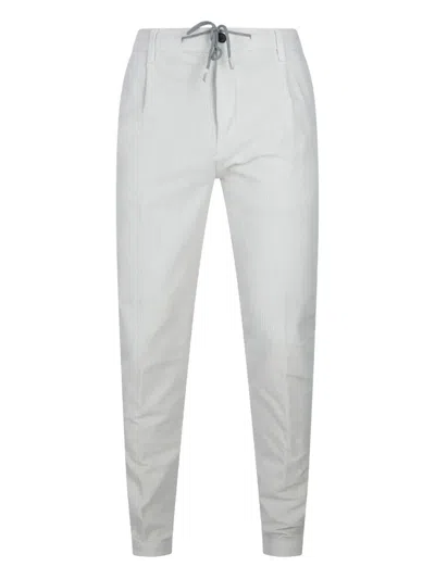 Eleventy Drawstring Trousers In Gray