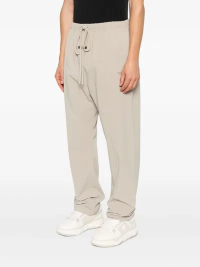 Essentials Drawstring-waist Track Pants In Neutral