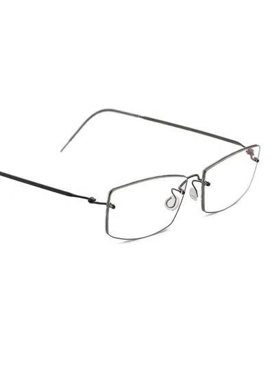 Lindberg Rectangle-frame Glasses In Gray