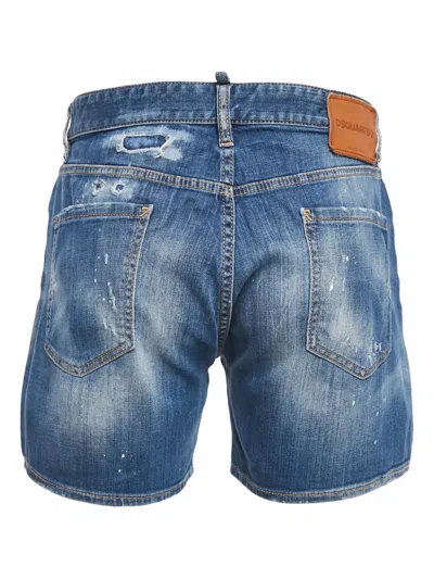 Pre-owned Dsquared2  Distressed Denim Shorts