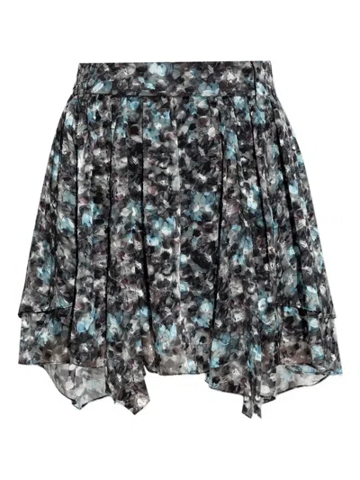 Iro Ruffled Pleated Skirt In Multi
