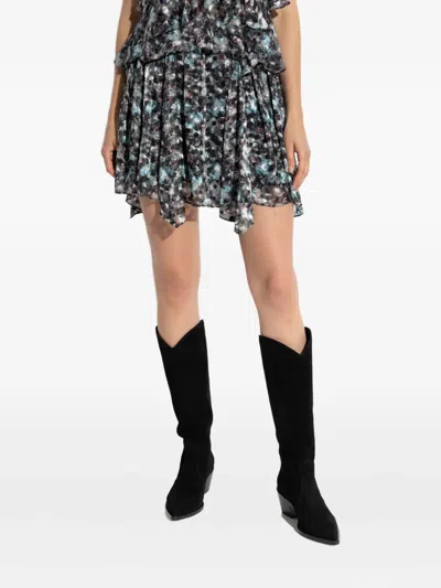 Iro Ruffled Pleated Skirt In Multi