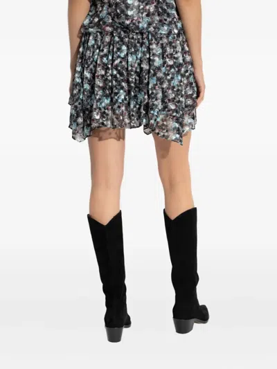 Iro Ruffled Pleated Skirt In Multi