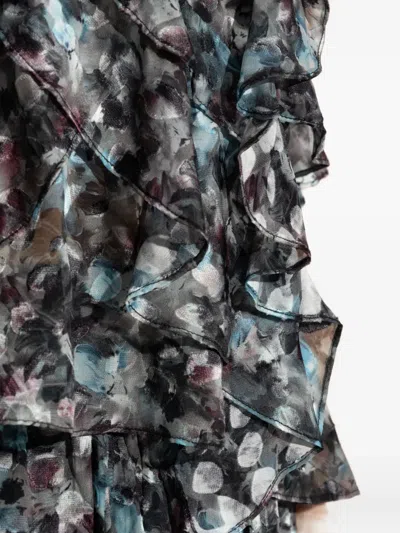 Iro Ruffled Pleated Skirt In Multi
