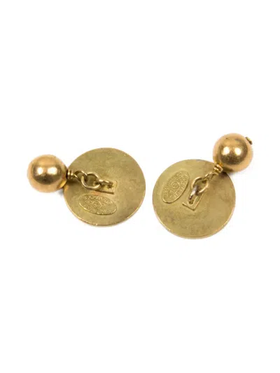 Pre-owned Chanel 1995 Cc-logo Cufflinks