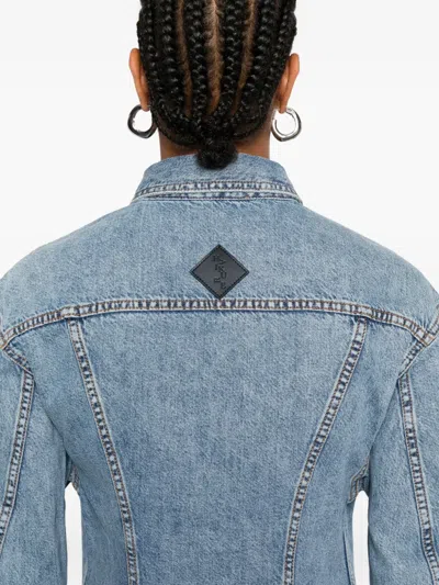 Haikure Button-up Denim Jacket In Blue