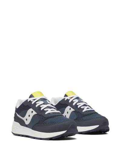Saucony Eclipse Kdz Mesh-panelled Running Sneakers In Blue