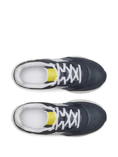 Saucony Eclipse Kdz Mesh-panelled Running Sneakers In Blue