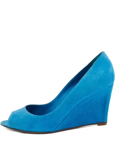Pre-owned Sergio Rossi Vintage  90mm Wedge Pumps