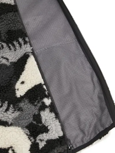 Human Made Polar-bear Fleece Jacket In Gray