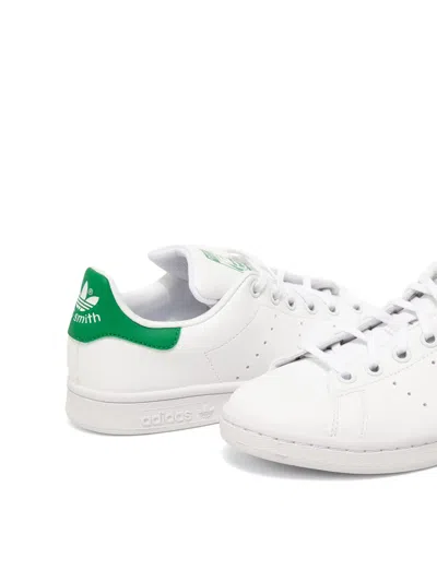 Adidas Originals Stan Smith Leather Trainers 5-9 Years In White
