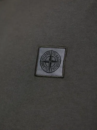 Stone Island Logo-patch T-shirt In Animal Print