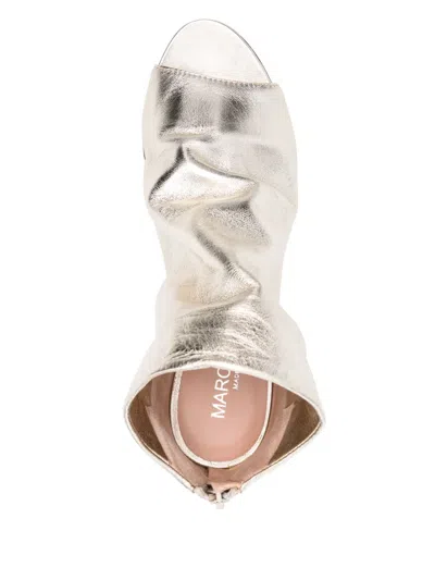 Marc Ellis 35mm Leather Ankle Boots In Neutral