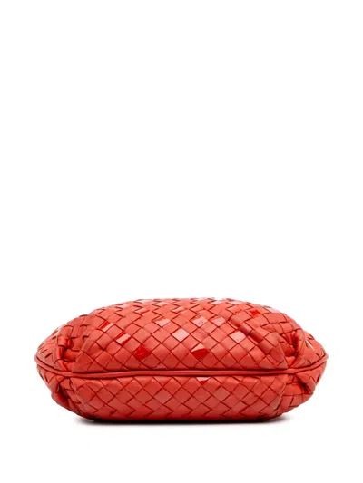 Pre-owned Bottega Veneta 2012-2024 Nappa And Patent Intrecciato Crossbody Bag