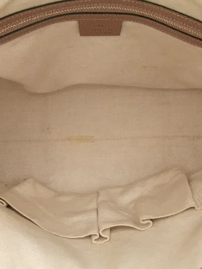 Pre-owned Gucci 2016-2024 Medium Gg Canvas Bree Satchel