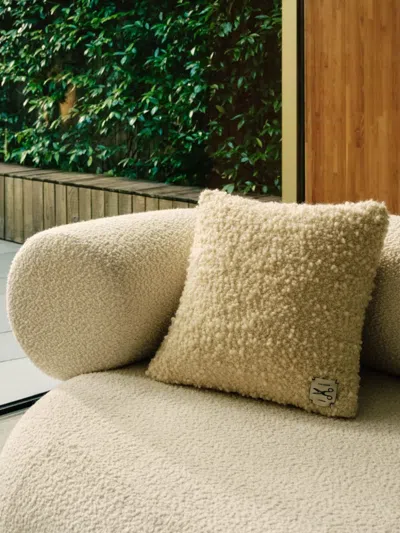 Tom Dixon Bobble Cushion (45cm X 45cm) In Neutral