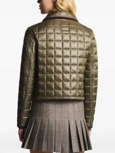 Fay Quilted Cropped Jacket In Multi