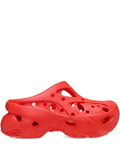 Crocs Caged "starfish" Mules In Red