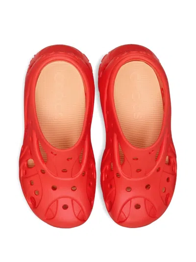 Crocs Caged "starfish" Mules In Red