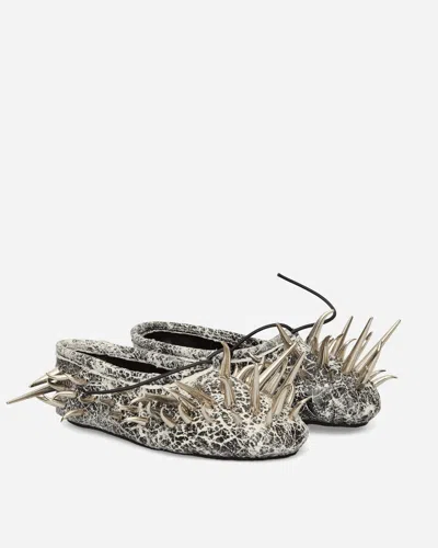 Aslan World Women S Teeth Flats Battleship