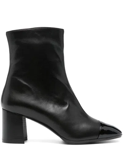Carel Paris Estime 45mm Square-toe Boots In Black