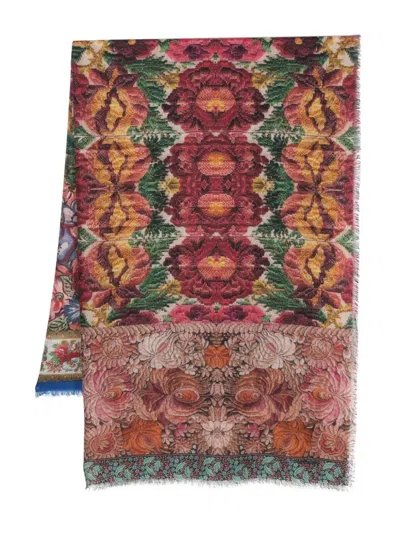 Pierre-louis Mascia Pierre Louis Mascia Printed Cashmere Scarf In Multi