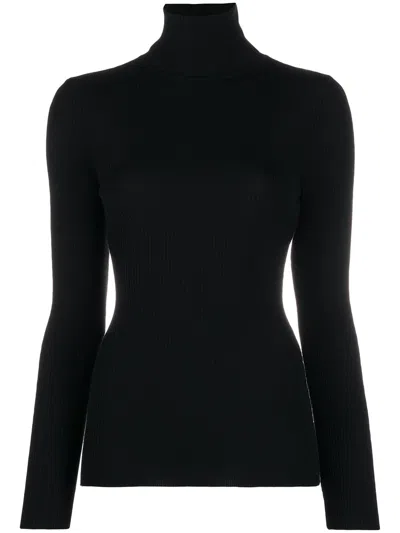 Wolford Wool Turtle-neck Sweater In Black