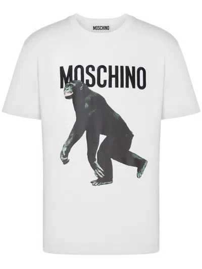 Moschino T-shirt Chimpanzee Print