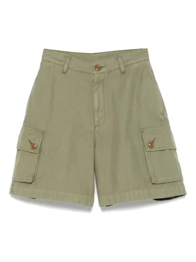 Filson Cotton Cargo Shorts In Green