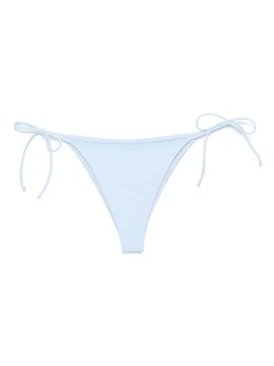 Mc2 Saint Barth Light Blue Basic Bikini Bottoms In Blue