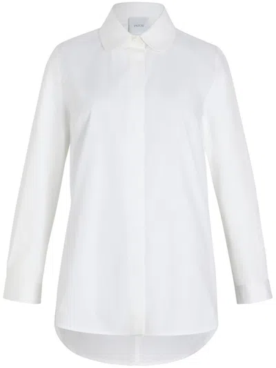 Patou Tailored Poplin Shirt In White