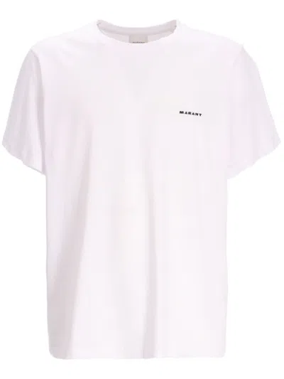 Isabel Marant Round Neckline Jersey T-shirt Shirt In White