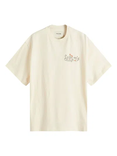 Story Mfg. T-shirt Story Mfg Men Color Beige In Neutral