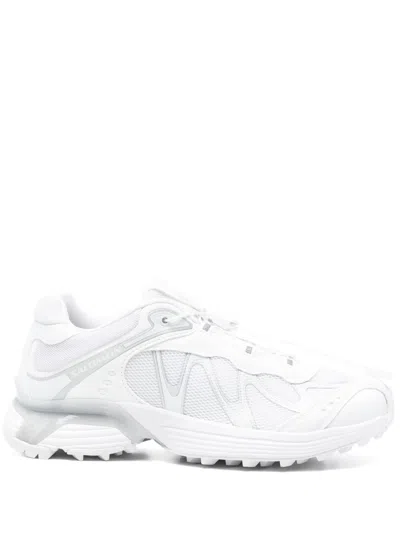 Salomon Xt-whisper' White Sneakers With Printed Logo