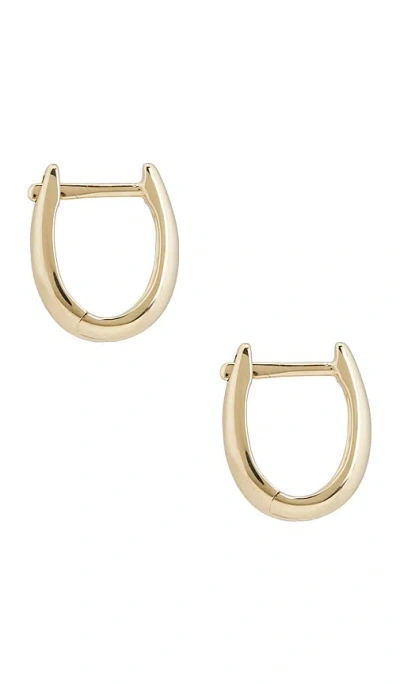 Ef Collection Gold Mini Maeve Huggie Earrings