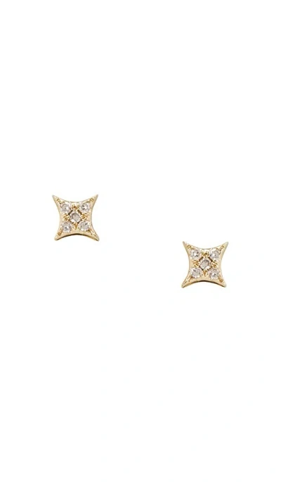 Ef Collection Diamond Sparkle Stud Earring