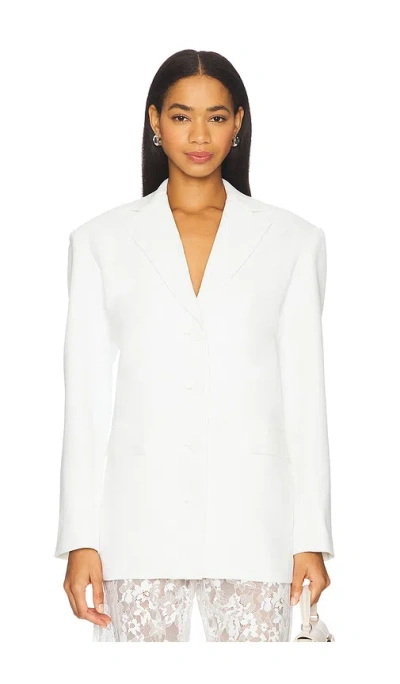 Amanda Uprichard X Revolve Samuel Blazer In White