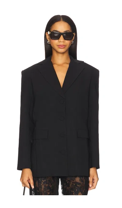 Amanda Uprichard X Revolve Samuel Blazer In Black