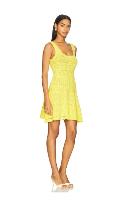 Astr The Label Shereena Knit Minidress In Yellow