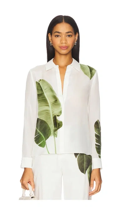 Alice And Olivia Willa Top In White