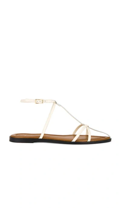 Atp Atelier Griante Shimmery Sandals In White