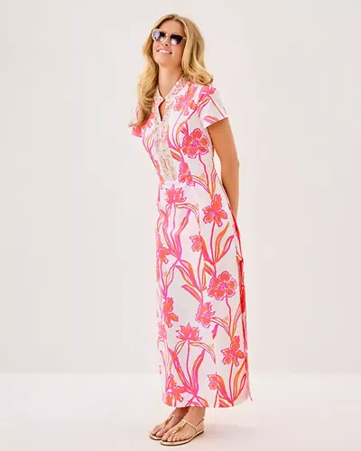 Lilly Pulitzer Velora Maxi Romper In Pink