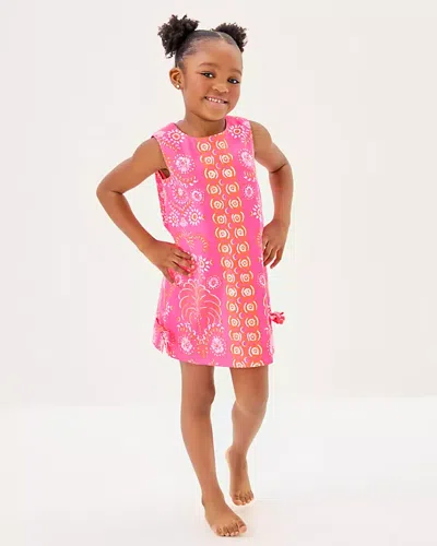 Lilly Pulitzer Little Lilly Classic Shift Dress In Pink
