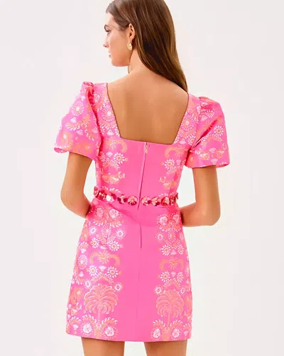 Lilly Pulitzer Cohen Skirted Romper In Pink