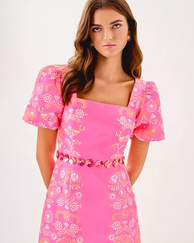 Lilly Pulitzer Cohen Skirted Romper In Pink