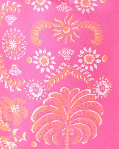Lilly Pulitzer Cohen Skirted Romper In Pink