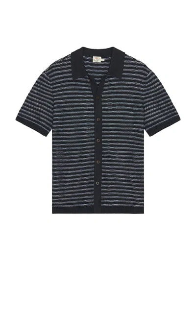 Faherty Sweater Shirt In Black
