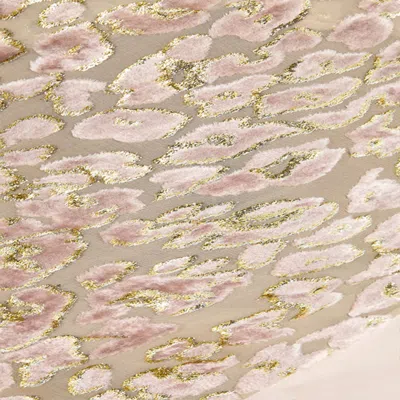 Roberto Cavalli Long Slip Dress With Leopard Print Pattern In Pink