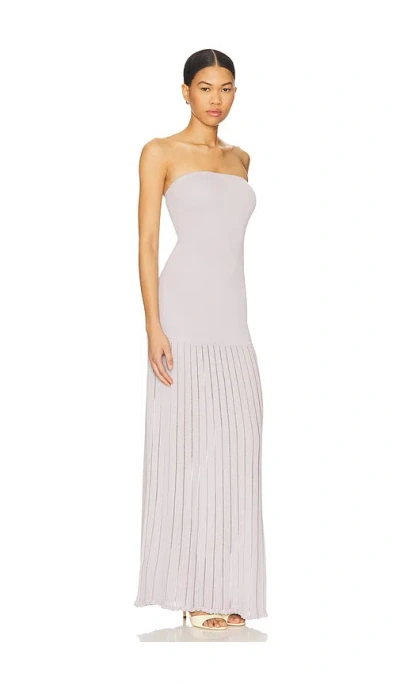 Lpa Mikayla Strapless Maxi In Purple